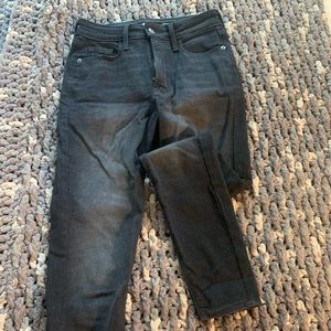 Old Navy Black Super Skinny High Rise Jeans
